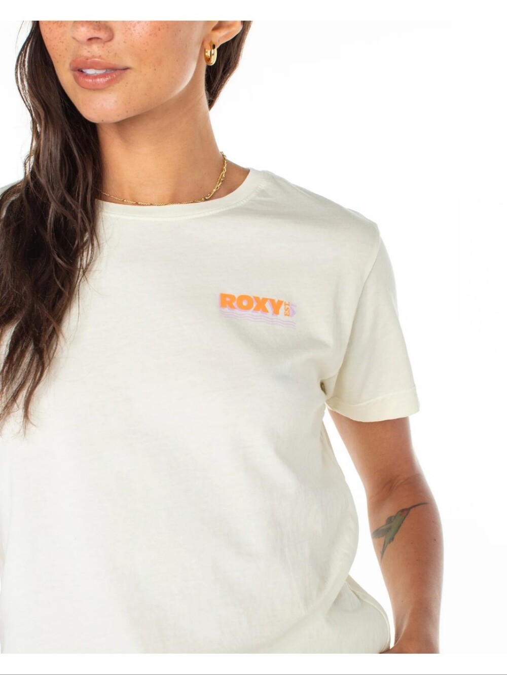 ROXY Aloha State T-Shirt- L - Picture 4 of 7